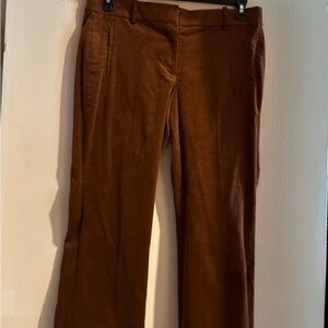 J. Crew Rich Brown Corduroy Trousers pants